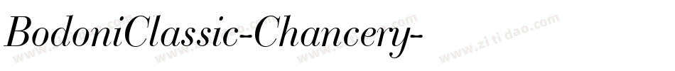 BodoniClassic-Chancery字体转换 BodoniClassic-Chancery字体转换
