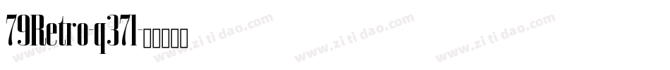 79Retro-q37l字体转换