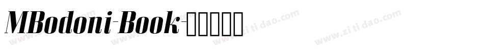 MBodoni-Book字体转换