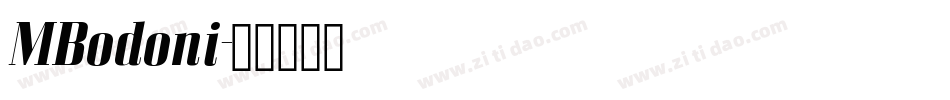 MBodoni字体转换