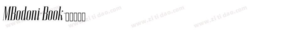 MBodoni-Book字体转换