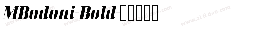 MBodoni-Bold字体转换