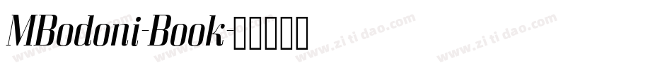 MBodoni-Book字体转换
