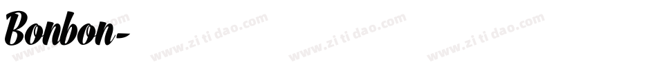 Bonbon字体转换