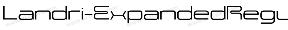 Landri-ExpandedRegular字体转换 Landri-ExpandedRegular字体转换