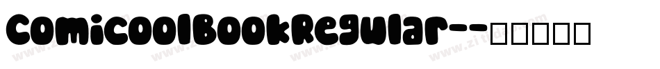 ComicoolBookRegular-字体转换