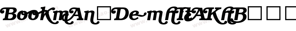 Bookman-DemiItalic字体转换 Bookman-DemiItalic字体转换