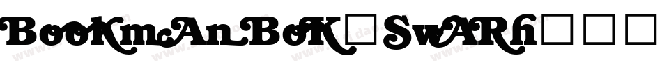 BookmanBoldSwash字体转换