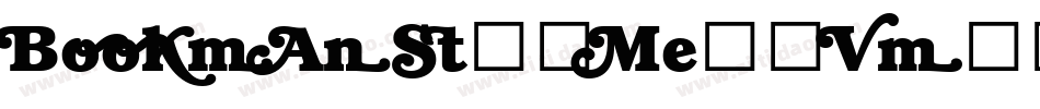 BookmanStd-Medium字体转换