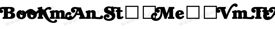 BookmanStd-MediumItalic字体转换