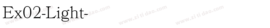 Ex02-Light字体转换
