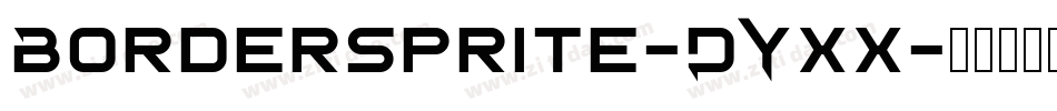 Bordersprite-DYxx字体转换