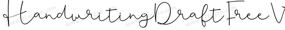 HandwritingDraftFreeVersion-9zlL字体转换