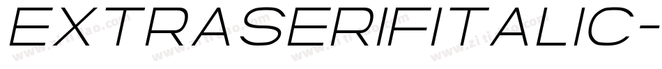 ExtraserifItalic-RpqmE字体转换