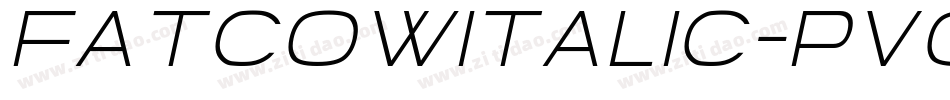 FatcowItalic-PvqB字体转换