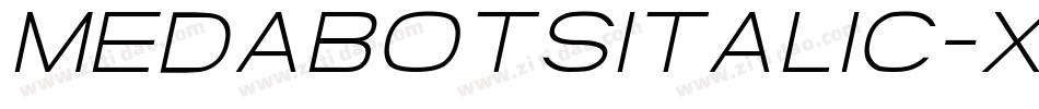 MedabotsItalic-Xeag字体转换
