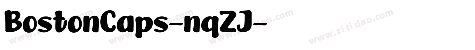 BostonCaps-nqZJ字体转换
