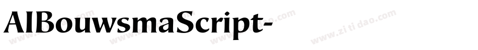 AIBouwsmaScript字体转换