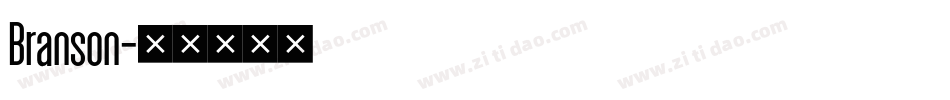 Branson字体转换