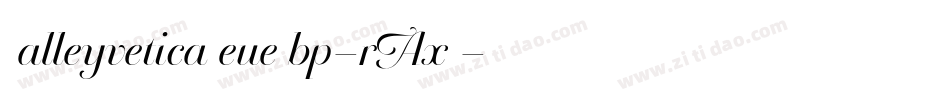 HalleyveticaNeueNbp-rAxK字体转换