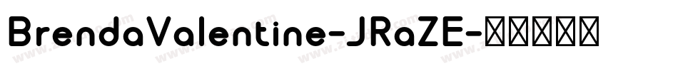 BrendaValentine-JRaZE字体转换