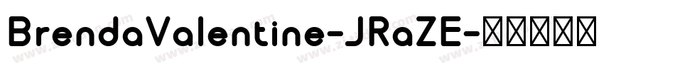 BrendaValentine-JRaZE字体转换