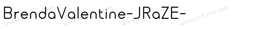 BrendaValentine-JRaZE字体转换