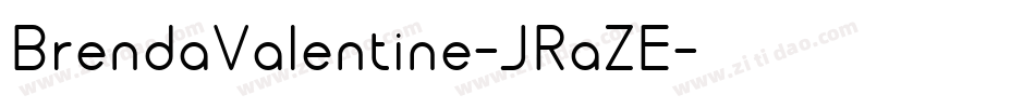 BrendaValentine-JRaZE字体转换