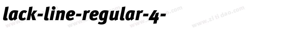 lack-line-regular-4字体转换