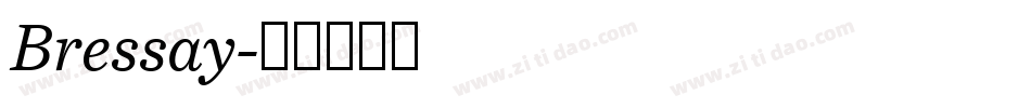 Bressay字体转换