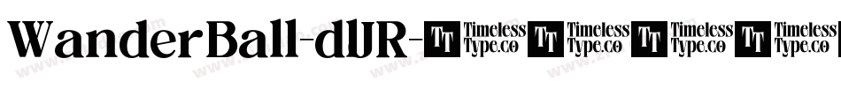 WanderBall-dlJR字体转换