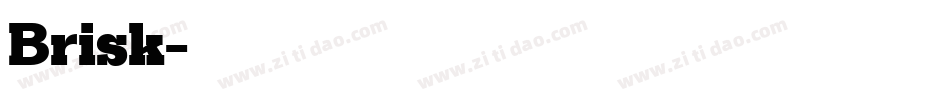 Brisk字体转换