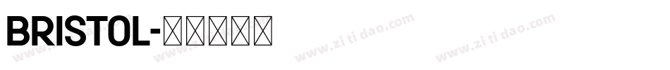 bristol字体转换