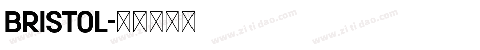 bristol字体转换