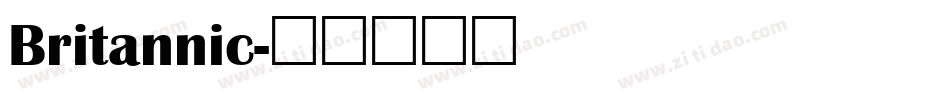 Britannic字体转换 Britannic字体转换