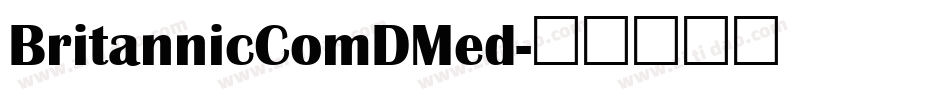 BritannicComDMed字体转换