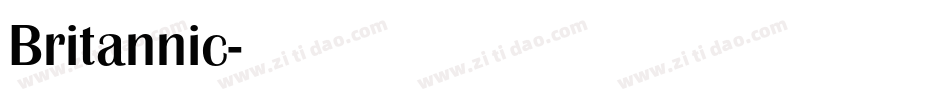 Britannic字体转换 Britannic字体转换