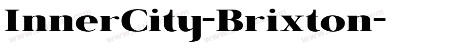 InnerCity-Brixton字体转换