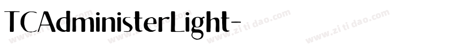 TCAdministerLight字体转换