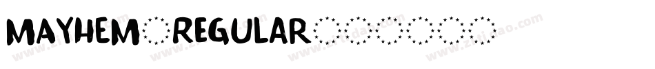 MAYHEM-Regular字体转换