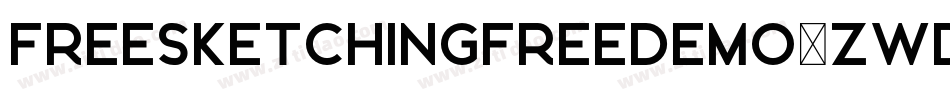 FreeSketchingFreeDemo-Zwd8字体转换