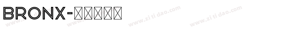 Bronx字体转换