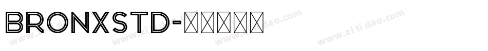 BronxStd字体转换