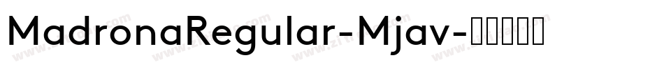MadronaRegular-Mjav字体转换