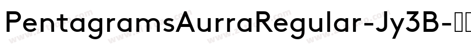 PentagramsAurraRegular-Jy3B字体转换