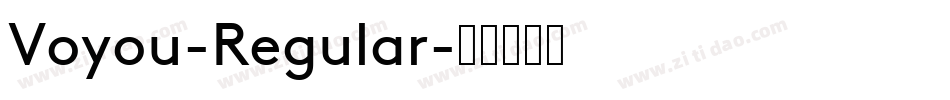 Voyou-Regular字体转换