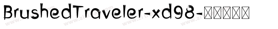 BrushedTraveler-xd98字体转换