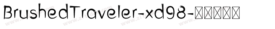 BrushedTraveler-xd98字体转换