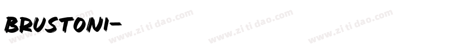 brustoni字体转换