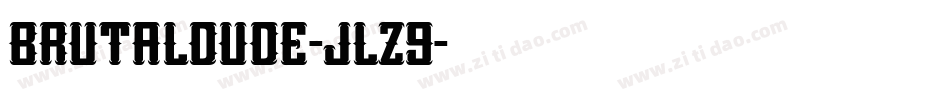 BrutalDude-jLZ9字体转换